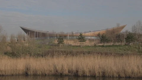Velodrome olympic park Stock Footage 88242805