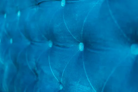 Velour surface of sofa close-up. Coach-type velours screed tightened with 스톡 사진