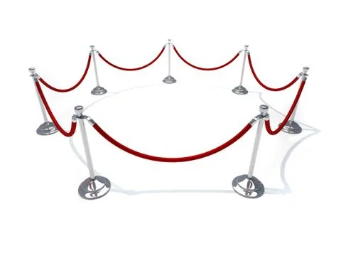 Velvet rope Stock Illustration