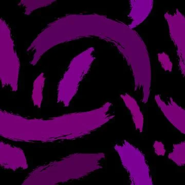 Velvet Violet seamless vector pattern of abstract undetermined lines, brush s Stockillustratie