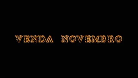 Venda novembro fire text effect black background Stock Footage 136566076