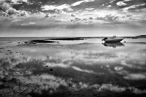 Vendee seascape. Stock Photos