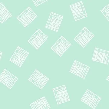 Vending machine candy line seamless pattern イラスト素材