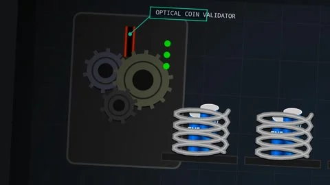 Vending Machine Internal Workings And Dispensing Animation Stock Footage 340521660