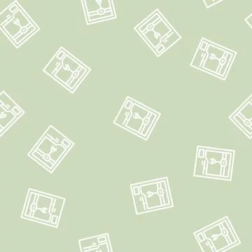 Vending machine line vector seamless pattern Stock Illustration