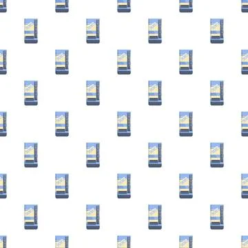 Vending machine pattern providing refreshing drinks and snacks 库存插图