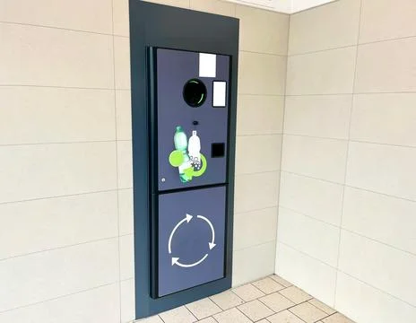 Vending machine for plastic bottles Stock Photos