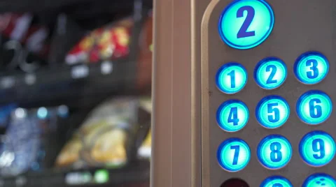 Vending machine used to purchase bag of chips 4k 스톡 동영상 58773857