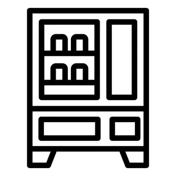 Vending machine Vector Icon Design Illustration Stock Illustration