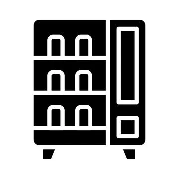 Vending Machine Vector Icon Design Illustration Illustrazione stock