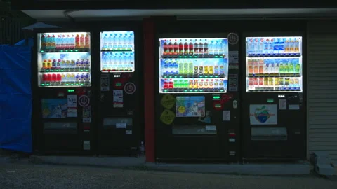 Vending machines in Japan Stock Footage 287565809