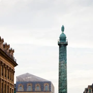 Vendome column in paris Stock-Fotos