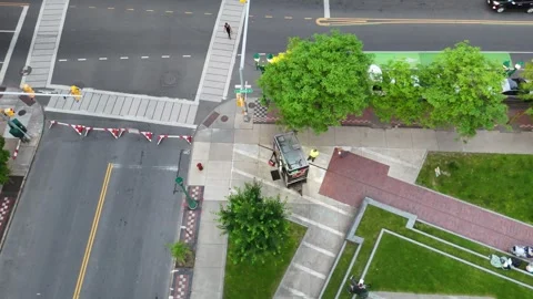 Vendor on the Corner - Syracuse, NY Stock Footage 336473680