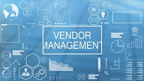 Vendor Management, Animated Typography Video stock 116359220