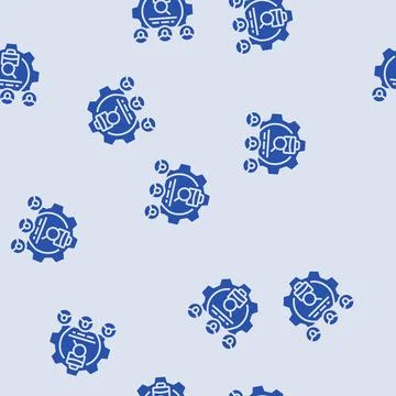 Vendor management glyph seamless pattern Stockillustratie