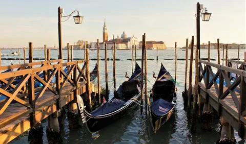 Venecia gondola Stock Photos