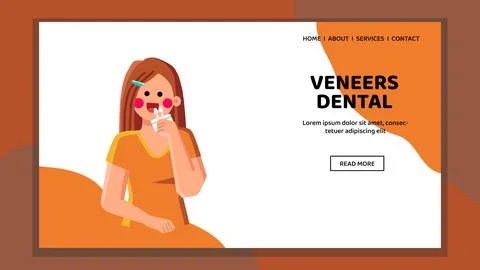 Veneers dental vector Stock-Illustration