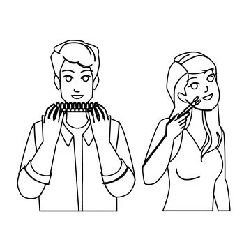 Veneers teeth vector Illustrazione stock