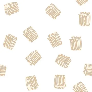 Veneers wooden glyph seamless pattern イラスト素材