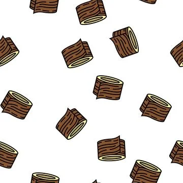 Veneers wooden vector seamless pattern Stock Illustration