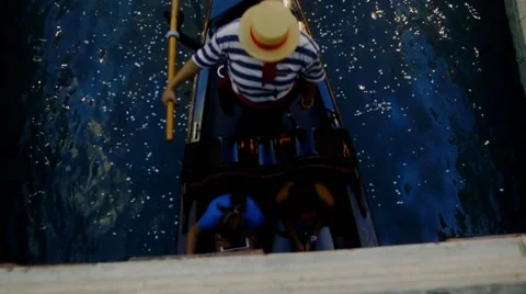 Venetian Boat Stock Footage 55775670