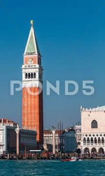 The Venetian Campanille Stock Photos