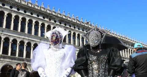 Venetian Carnival Stock Footage 171464616