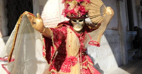 Venetian Carnival Stock Footage 171465178