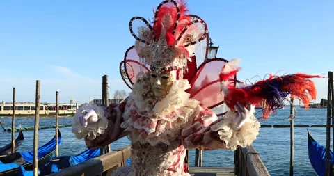 Venetian carnival Stock Footage 171472623