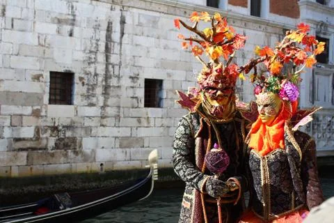 Venetian carnival mask Stock Photos