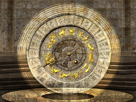 Venetian Clock Stock Photos