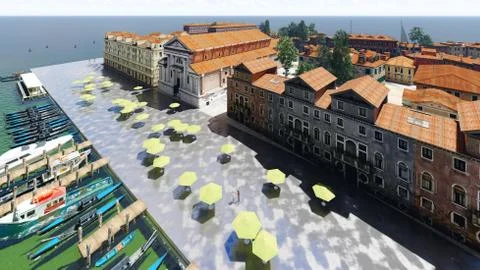 Venetian landscape Stock-Illustration