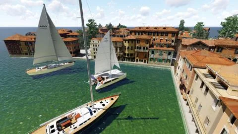 Venetian landscape Illustration