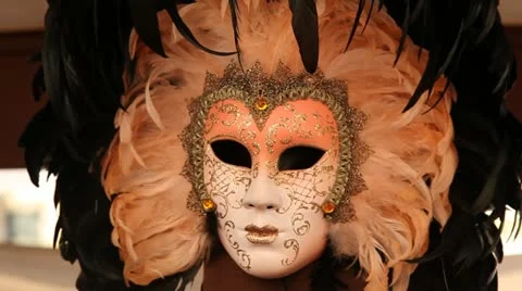 Venetian mask Vídeos de archivo 21962809