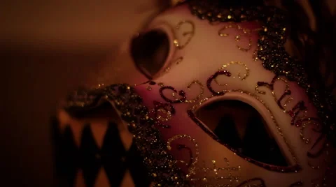 Venetian Mask Stock Footage 40712244