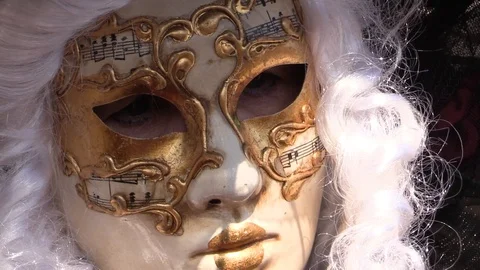 Venetian Mask Stock Footage 105943317