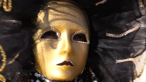 Venetian Mask Stock Footage 105956301