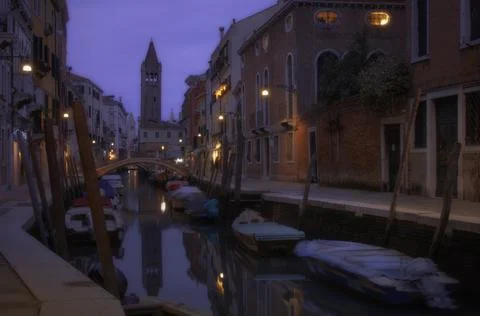 Venetian paths 137 (San Barnaba), Venice, Veneto, Italy Stock Photos