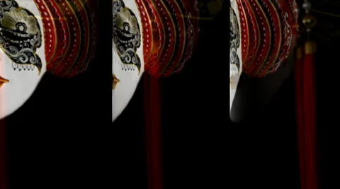 Venetian Red Mask Tubes Stockbeeldmateriaal 34272260