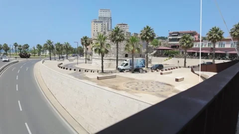 Venetian tower of Durres Video stock 312673383
