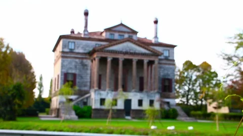 Venetian Villas along the Brenta river: villa Foscari - La Malcontenta. Stock Footage