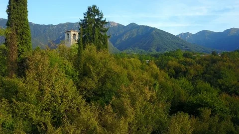 Veneto - Mt Grappa Stock Footage 78975622