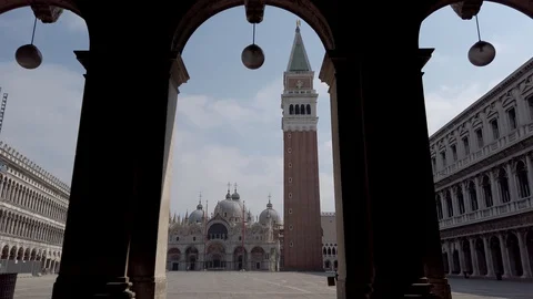 Venezia - San Marco Empty 4 Video stock 128737002