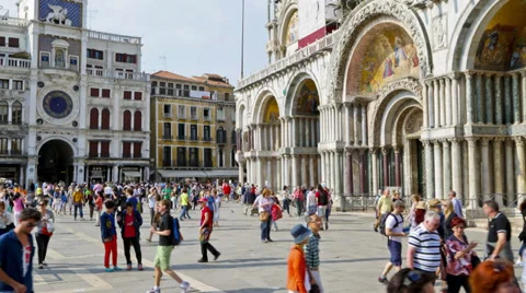 Venezia SanMarco timelapse Stock Footage 39889754