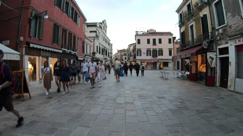 Venezia Walk Hyperlapse 스톡 동영상 132300873