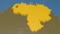 Venezuela extruded. Solids. 4k or 4k+ Resolution