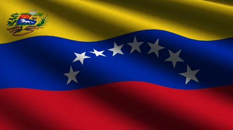 Venezuela flag close up Stock Footage 925059
