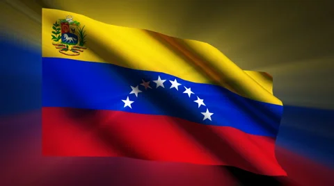 Venezuela Flag Stock Footage 887563