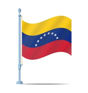 Venezuela flag vector Illustrazione stock