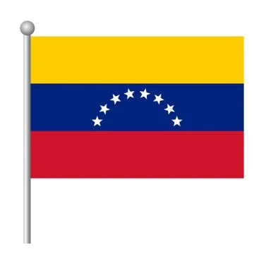 Venezuela flag vector template background realistic copy 스톡 일러스트